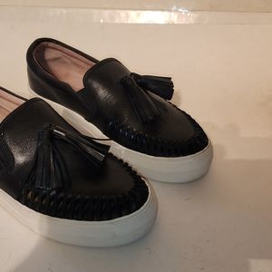 Vince Camuto Kayleena Black Casual Slip-on Loafers w/ tassel NEW Shoes 9M